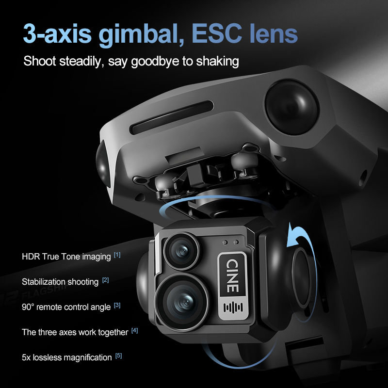 8K 3 Axis Gimbal Brushless 7.2 - Drone Gimbal Brushless 评论和价格