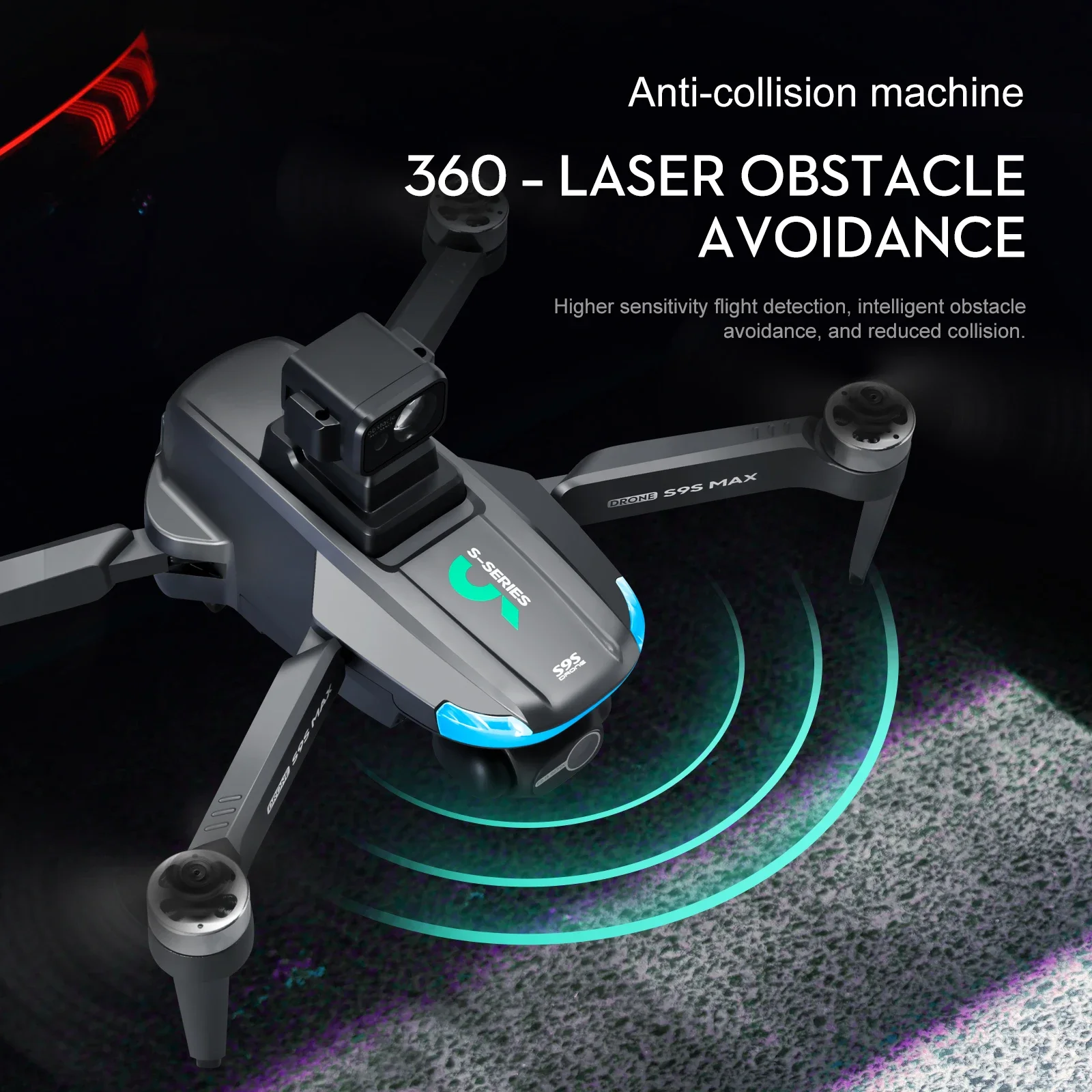 NEW S9S MAX MINI Drone 4K 2-Ax - Drone Gimbal Brushless 评论和价格