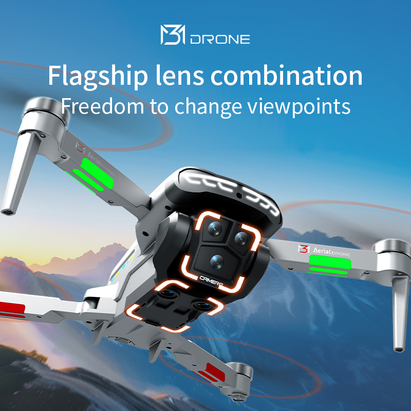 M3 Professional Drone 4K HD Ae - Drone Gimbal Brushless 评论和价格