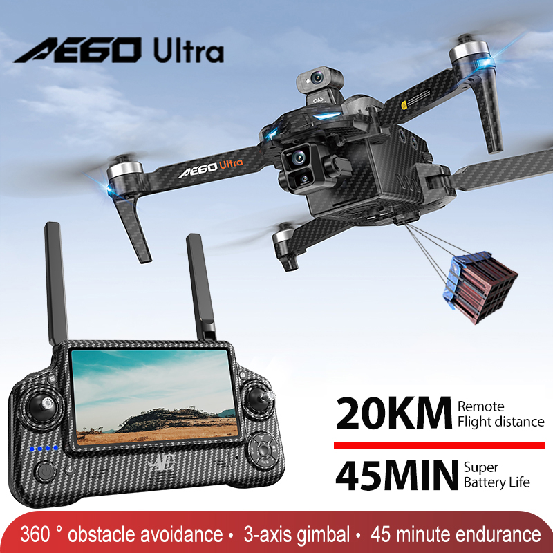 AE60 GPS Drone Professional 8K - Drone Gimbal Brushless 评论和价格
