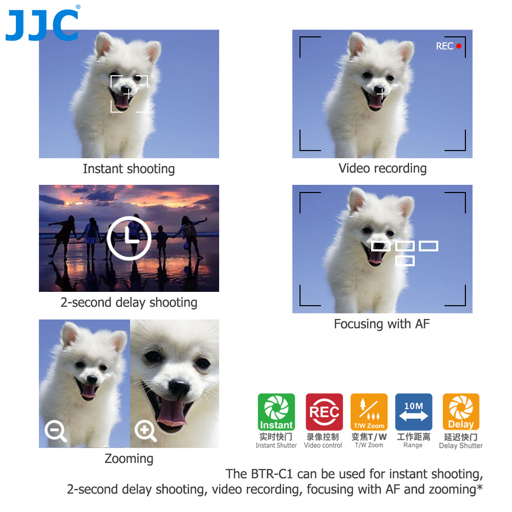 JJC BR-E1 Bluetooth Remote Con - Canon Camera Eos R50 评论和价格