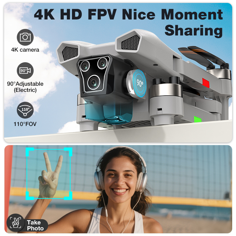 NEW Hot L017 Pro Drone Brushle - Drone Gimbal 3 Axis 评论和价格