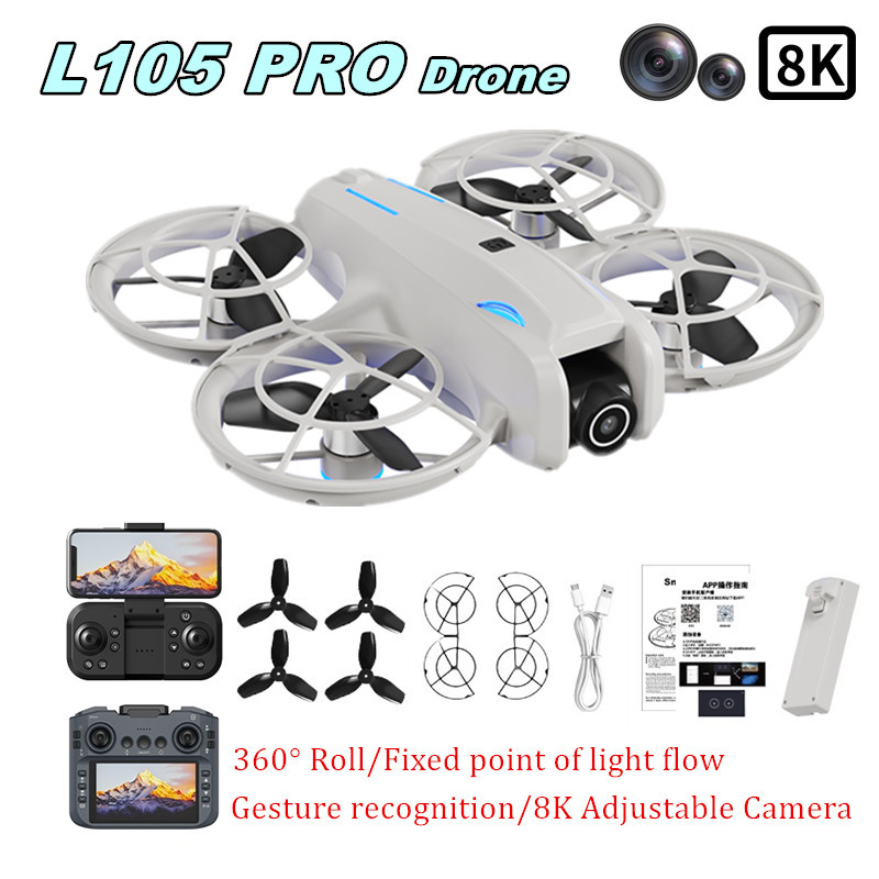 L105 PRO Drone Duel 8k Lens Fu - Drone Gimbal Brushless 评论和价格